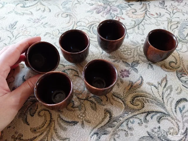 Комплект керамични чашки , снимка 3 - Чаши - 56543150