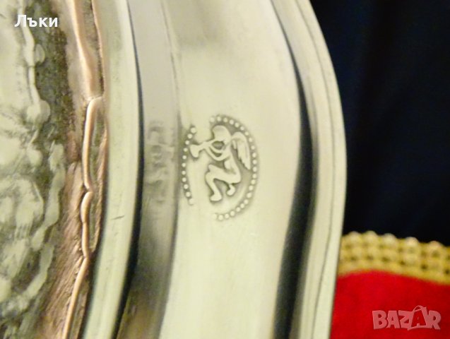 Чиния за стена,пано от калай с Диви Кози,Казуар. , снимка 5 - Антикварни и старинни предмети - 37512547