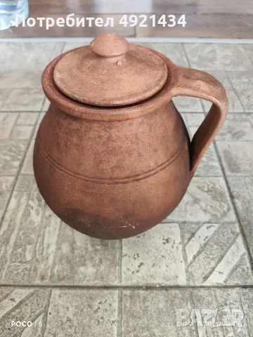 Глинено гърне за готвене с капак