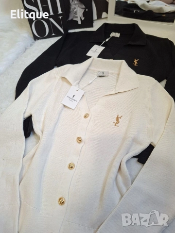 жилетки плетиво ysl saint laurent , снимка 6 - Жилетки - 52606264