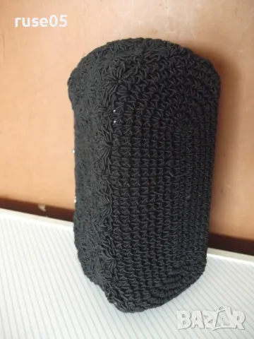 Чанта дамска в оплетка и ръкавици на 1 кука стара, снимка 12 - Чанти - 49701864