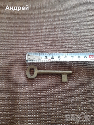 Стар метален ключ #12, снимка 2 - Колекции - 52629990