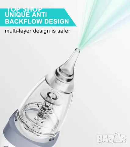 Електрически аспиратор за сополи TAIKOUL акумулаторен, снимка 8 - Прибори, съдове, шишета и биберони - 48500885