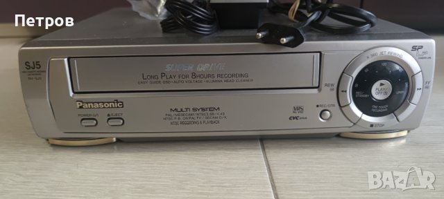 Panasonic VHS , снимка 2 - Плейъри, домашно кино, прожектори - 40151020