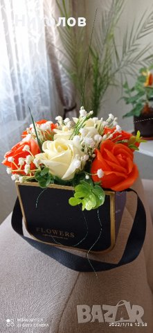 ухаещи луксозни рози за Вашият празник, снимка 11 - Изкуствени цветя - 35453215