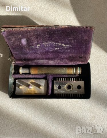 Стара самобръсначка „GILLETTE“, в оригинална кутия, снимка 3 - Колекции - 40694625