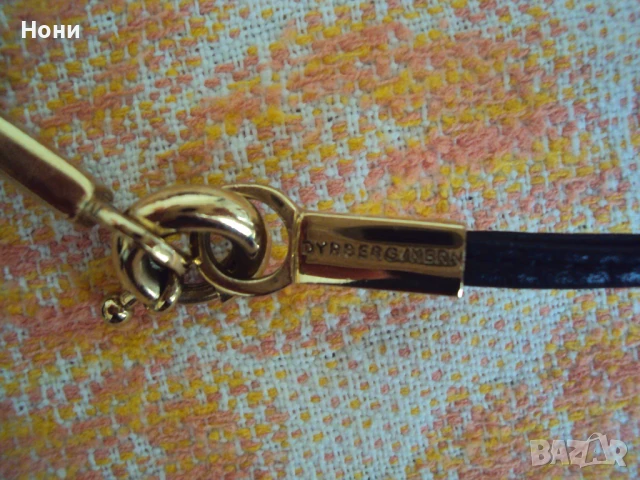 Дизайнерска гривна Dyrberg/kern с дълго колие което пада към гърдите, снимка 5 - Колиета, медальони, синджири - 51219681