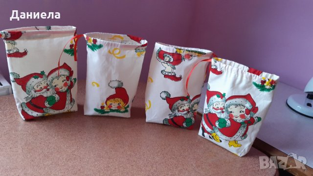 Текстилни памучни торбички за подаръци, снимка 9 - Други - 31003657