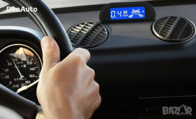 Парктроник с 4 датчика и LED дисплей, снимка 2 - Аксесоари и консумативи - 53135878