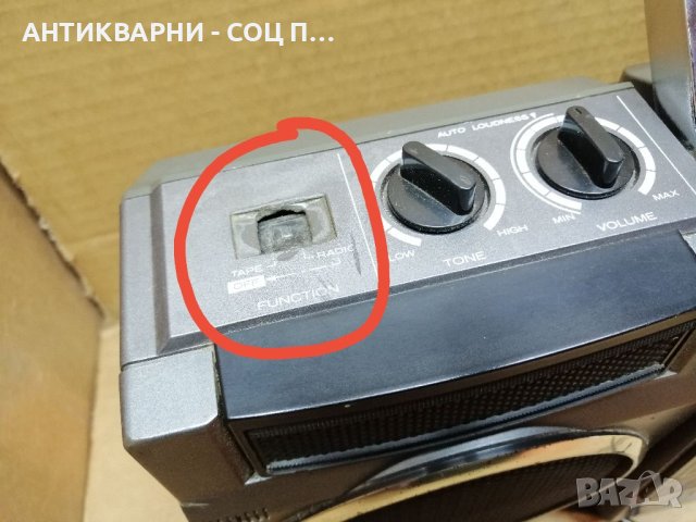 Стар Ретро Касетофон HITACHI TRK-W22E. , снимка 6 - Антикварни и старинни предмети - 40879588