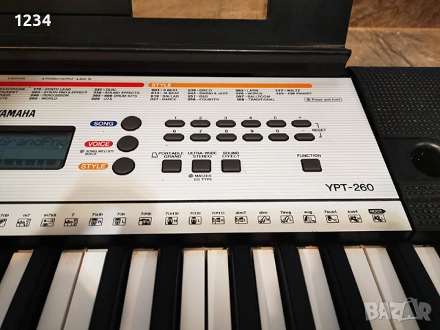 като НОВ синтезатор клавир пиано YAMAHA YPT-260 с 5 октави , снимка 7 - Синтезатори - 52591182