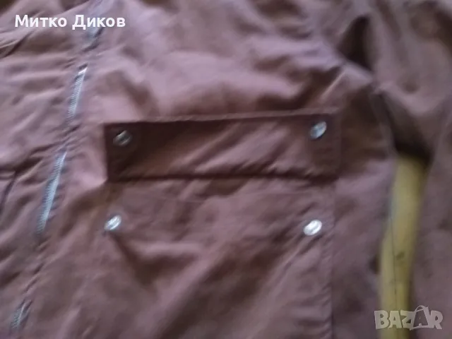 Есенно зимно яке Зара кафяво с подплата размер ХЛ, снимка 5 - Якета - 47307837