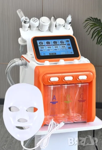 Козметичен Апарат за водно дермабразио 7 в 1 кислород ултразвук маска