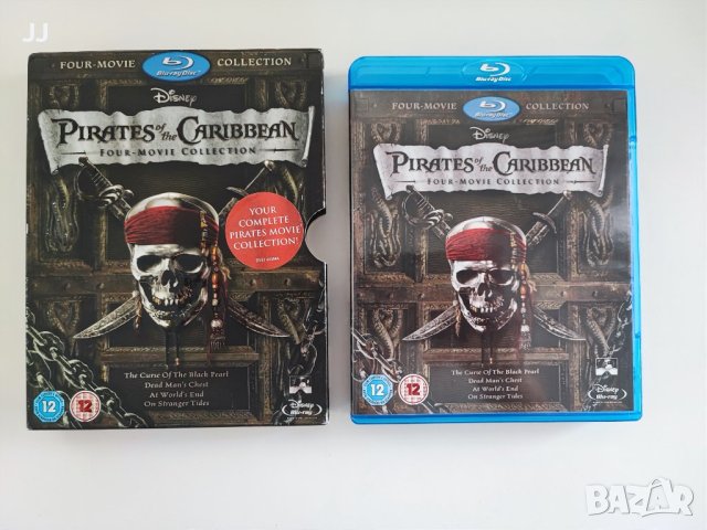 Карибски пирати Pirates of the Caribbean Blu-ray Блу-рей Колекция, снимка 5 - Blu-Ray филми - 44383832