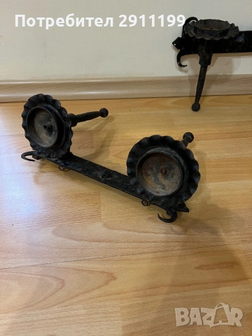 Аплик / свещник за стена, 2 бр., снимка 9 - Антикварни и старинни предмети - 54267073