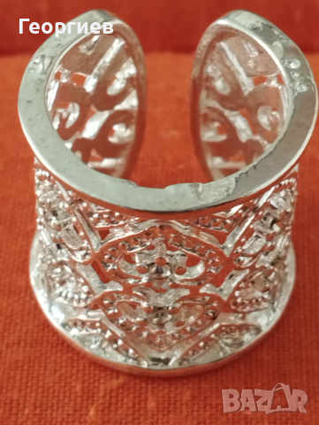 Бижутерия посребрена с родиево покритие по 10 лв.брой., снимка 4 - Пръстени - 44555971
