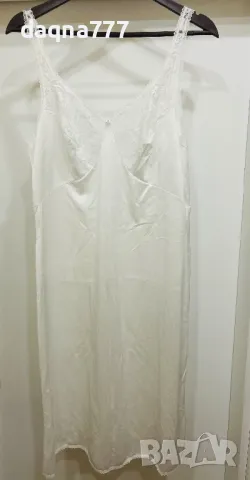 Бяла дамска нощница/ комбинезон S, снимка 10 - Нощници - 49415828