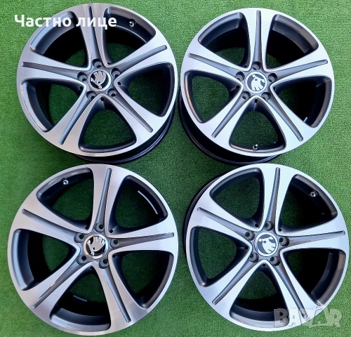 Продавам 4бр 18-ки джанти за Шкода Октавия, Супърб, Карок, Кодиак 