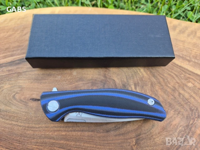 Сгъваем джобен нож SHIROGOROV,стомана D2,три цвята,SH207, снимка 6 - Ножове - 50985055