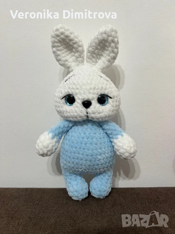 Плетени играчки -зайчета, снимка 4 - Плюшени играчки - 51054646