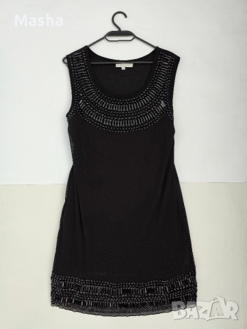 Черна коктейлна рокля от тюл L/XL