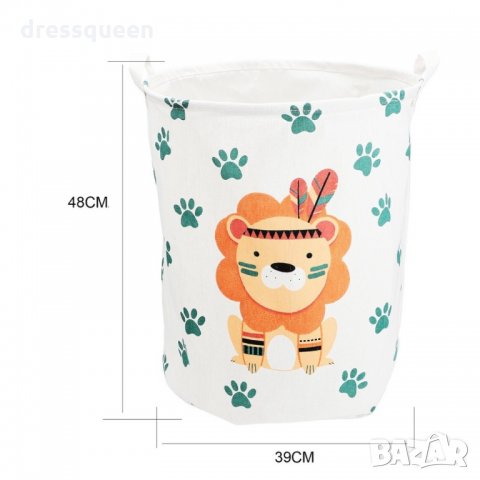 3286 Текстилен Кош За Дрехи кръгъл - 40xh50 см, снимка 11 - Други стоки за дома - 34913150