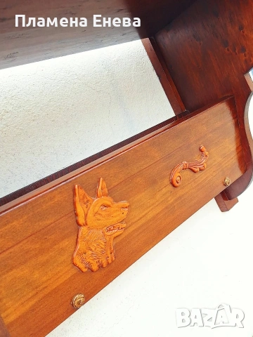 Стенна етажерка от масивно дърво , снимка 5 - Етажерки - 54025681