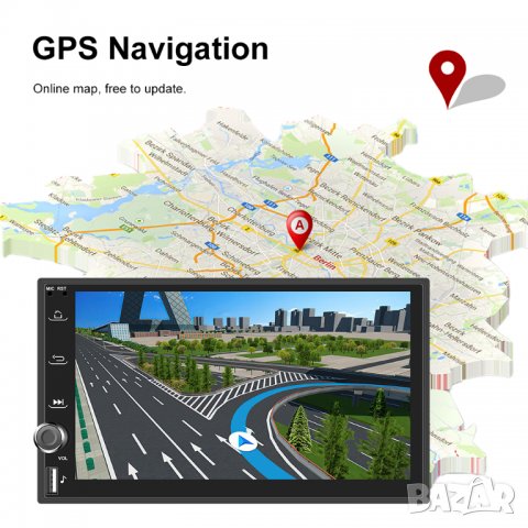 Мултимедия плеър с Андроид, 2+32GB двоен дин 2, навигация за кола, за автомобил Android радио, снимка 13 - Аксесоари и консумативи - 37727978