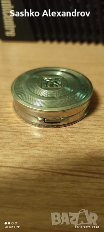 Винтидж пудриера Richard Hudnut "Marvelous" - USA , 1930-те, снимка 4 - Други ценни предмети - 52879304