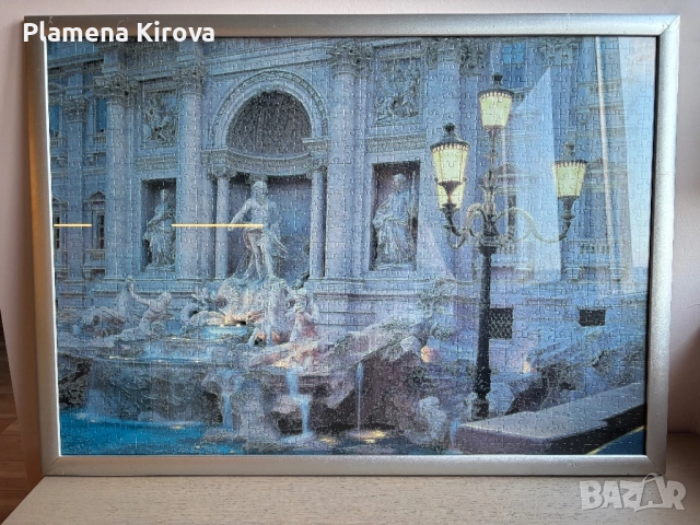 Фонтан ди Треви, Рим | Пъзел в рамка