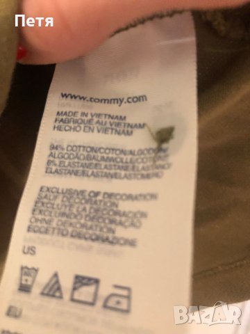 Tommy Hilfiger Дамска зелена тениска, снимка 3 - Тениски - 40827337