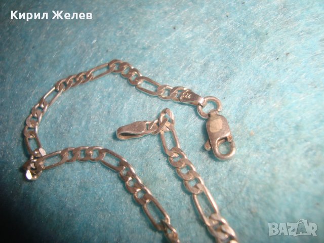 СТАРА СРЕБЪРНА ГРИВНА СРЕБРО 925 КАРТИЕ ПЛЕТКА CARTIER ВИНТИДЖ СТИЛНО БИЖУ 26895, снимка 8 - Гривни - 34883988