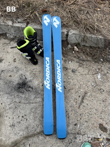 Детски freeride ски Nordica Enforcer 80 140см + обувки Head 25 Mondo размер., снимка 2 - Зимни спортове - 54158132