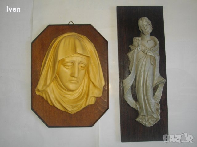 Икона-Декорация за окачване-Алабастър/Порцелан/Дърво-Нова, снимка 2 - Икони - 39729867