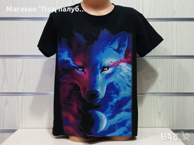 Нова детска тениска с дигитален печат Вълк, GALAXY WOLF, Серия вълци, снимка 1 - Детски тениски и потници - 29902481