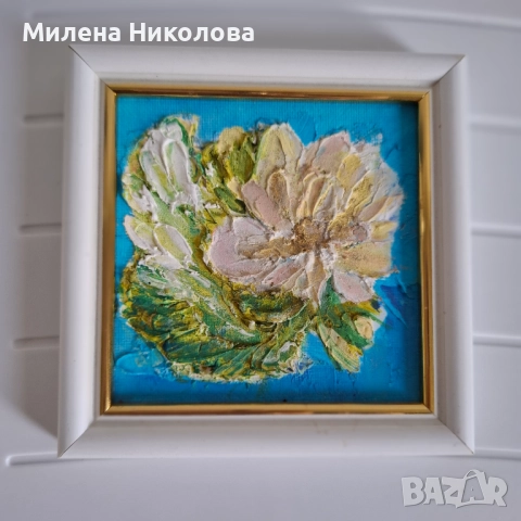 Картина "Цветя", снимка 2 - Картини - 51660183