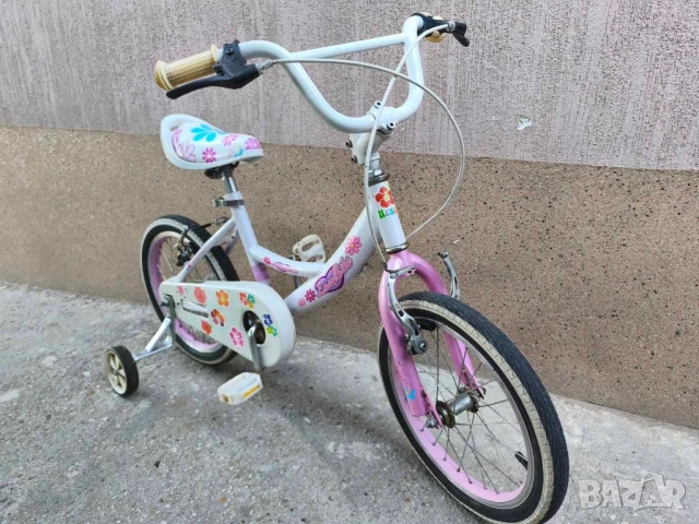 Детски велосипед 16 цола, снимка 4 - Детски велосипеди, триколки и коли - 51152772