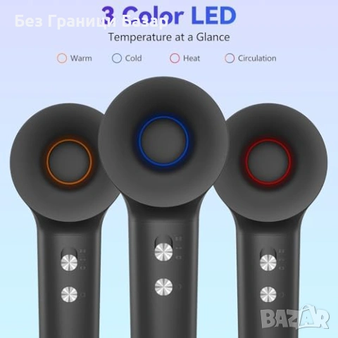 Нов Професионален сешоар 110 000 RPM, йонна технология, дифузер, тих, снимка 2 - Сешоари - 53072719