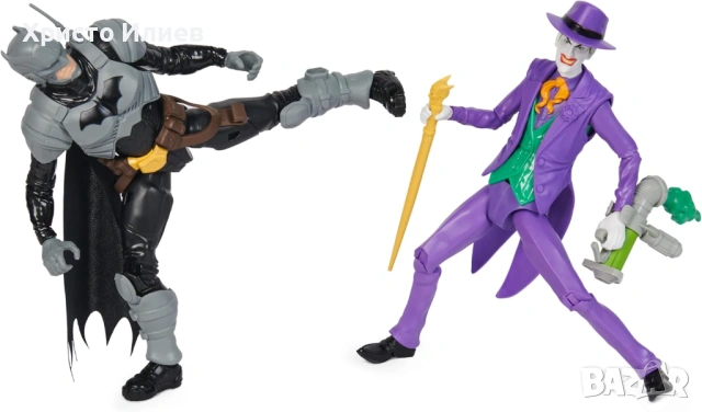 Комплект фигури Батман и Джокера DC Battman Приключенска битка 30 cm, снимка 10 - Фигурки - 54226036
