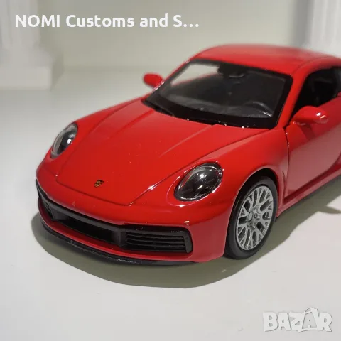 Porsche 911 Carrera умален модел, снимка 5 - Коли, камиони, мотори, писти - 52516414