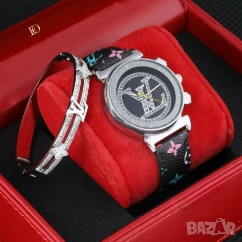 Часовник+гривна louis vuitton hermes versace gucci chanel gucci , снимка 10 - Дамски - 51258918