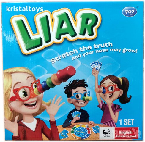 Детска занимателна игра Лъжльо Liar - разтегнете истината и носът ви може да порасне, снимка 1