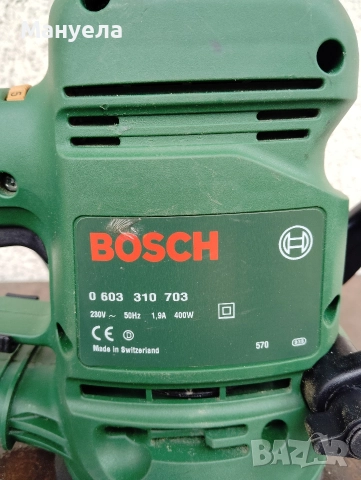 Ексцентрик шлайф BOSCH PEX 12AE, снимка 3 - Други инструменти - 52632923
