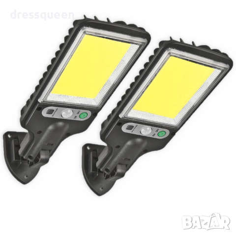 117COB СОЛАРНА ЛАМПА ЗА СТЕНА ВЪНШНА СЪС СЕНЗОР ЗА ДВИЖЕНИЕ