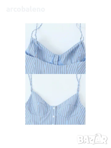 Модерен дамски топ с презрамки, 8цвята , снимка 4 - Корсети, бюстиета, топове - 50596394