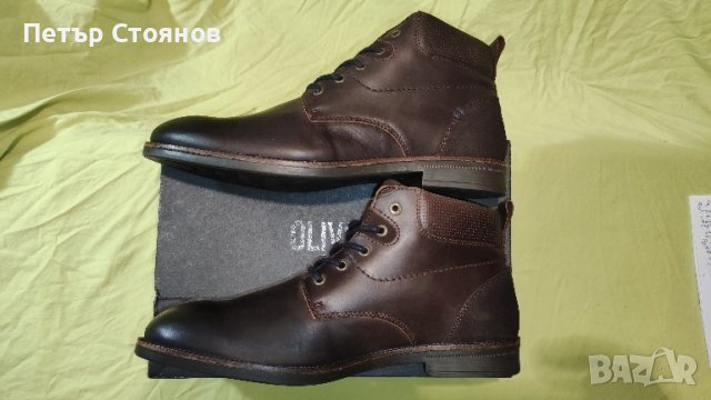 Чудесни мъжки кларкове от естествена кожа Oliver Jackob №46, снимка 8 - Мъжки боти - 42173620