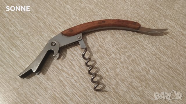Джобен нож - неръждаема стомана и дърво, снимка 4 - Ножове - 36866361