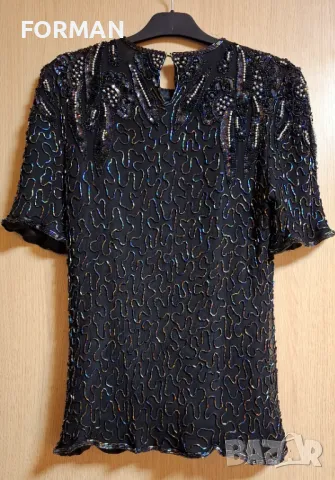 КРАСИВА блуза цялата в пайети хамелеон, снимка 11 - Ризи - 47645453