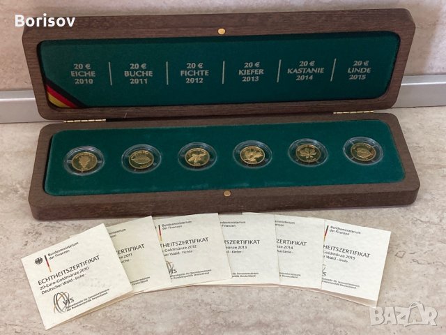 Златен сет монети 24K, снимка 1