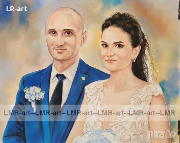 Рисувам ръчно ПОРТРЕТИ с пастели, маслени бои и графит, снимка 8 - Декорация за дома - 43581998